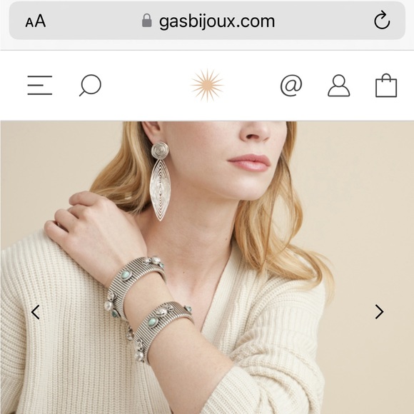 Silver earrings from Gas Bijoux - Picture 6 of 7